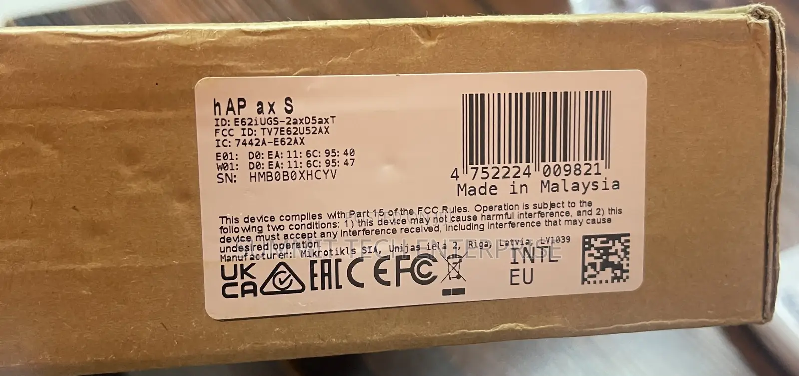 Mikrotik hAP Ax S