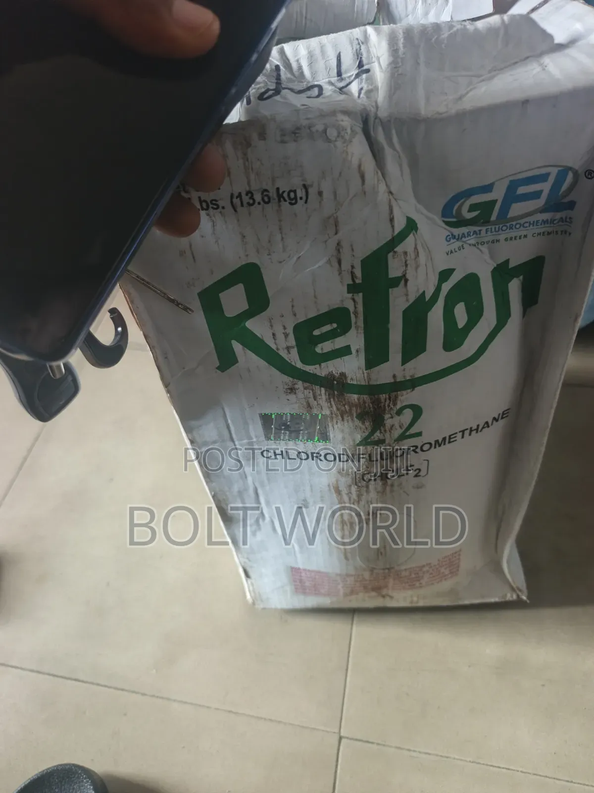 Refron R22 Refrigerant  Cylinder Gas Chlorodifluoromethane 13.6kg