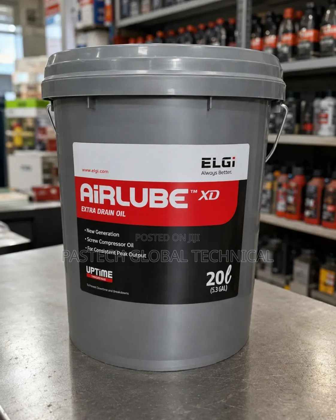 20-Liter BUCKET OF ELGi Airlube XD Extra Drain Oil