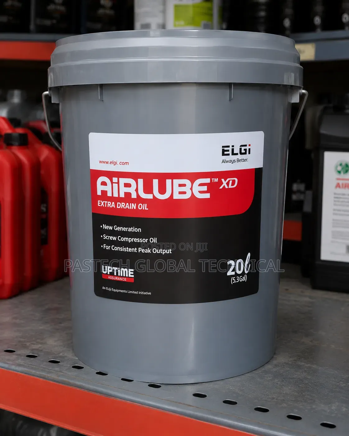 20-Liter BUCKET OF ELGi Airlube XD Extra Drain Oil