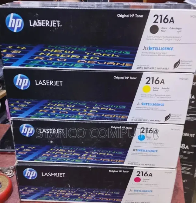 HP Original LASER TONER 216A Black & Colours