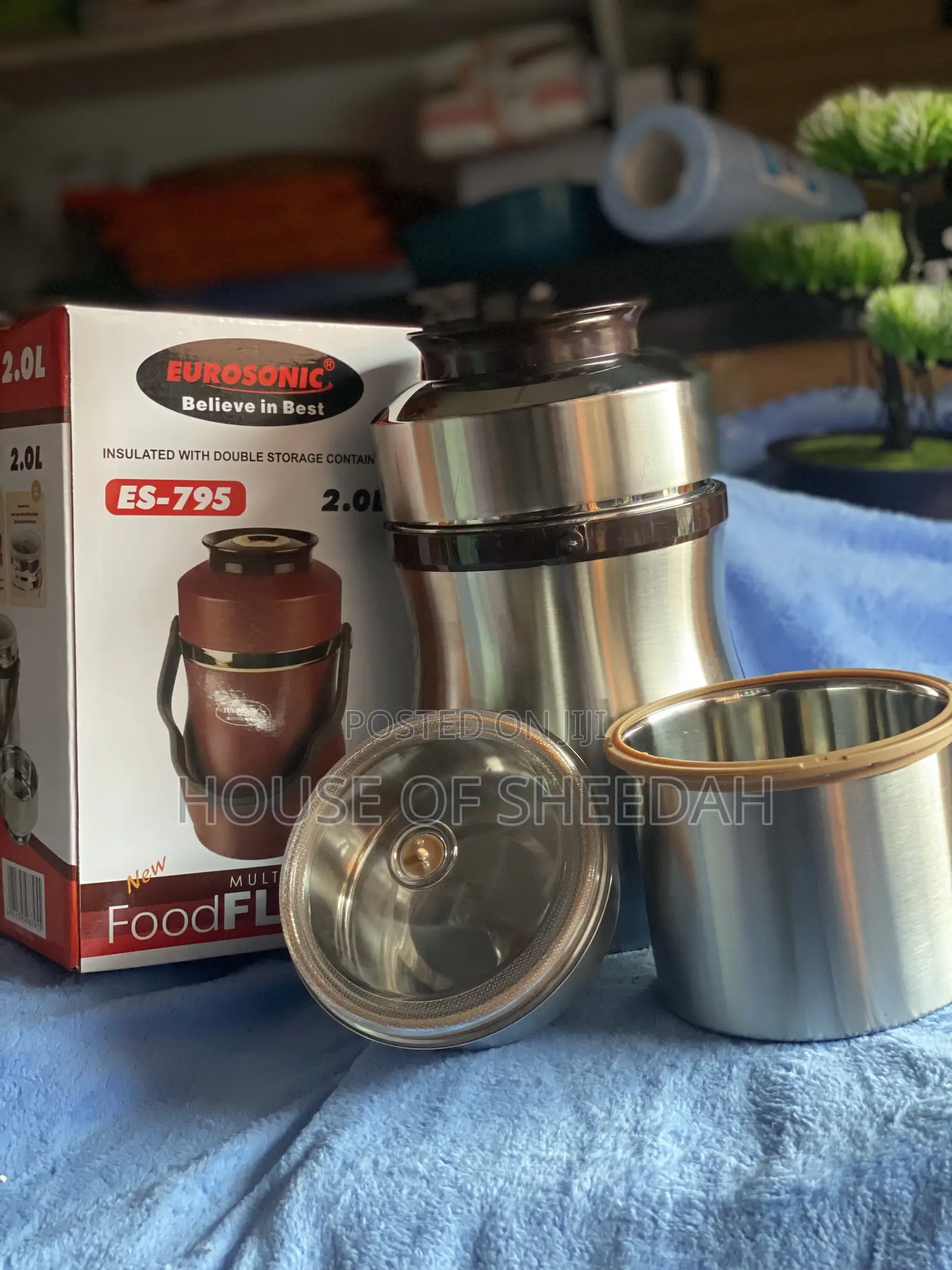 2.0L Multi-Purpose  Insulated Eurosonic Food Flask.