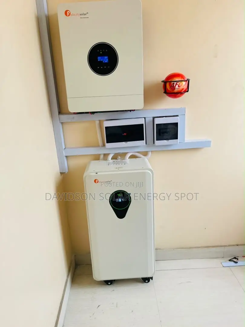 12kva  Felicity Inverter Installed With 17.5kW Solar Lithium Battery
