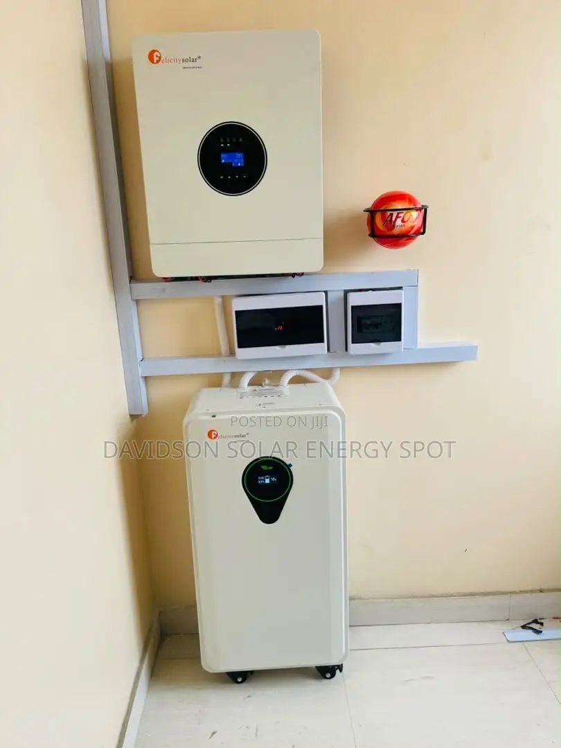 12kva  Felicity Inverter Installed With 17.5kW Solar Lithium Battery