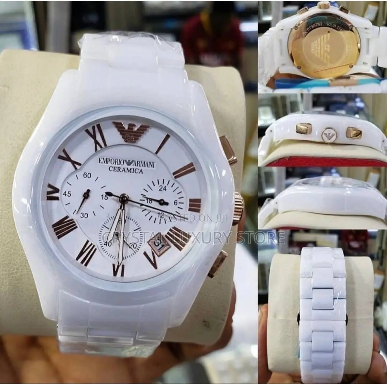 Emporio Armani Quality Men Chain Strap Wristwatch