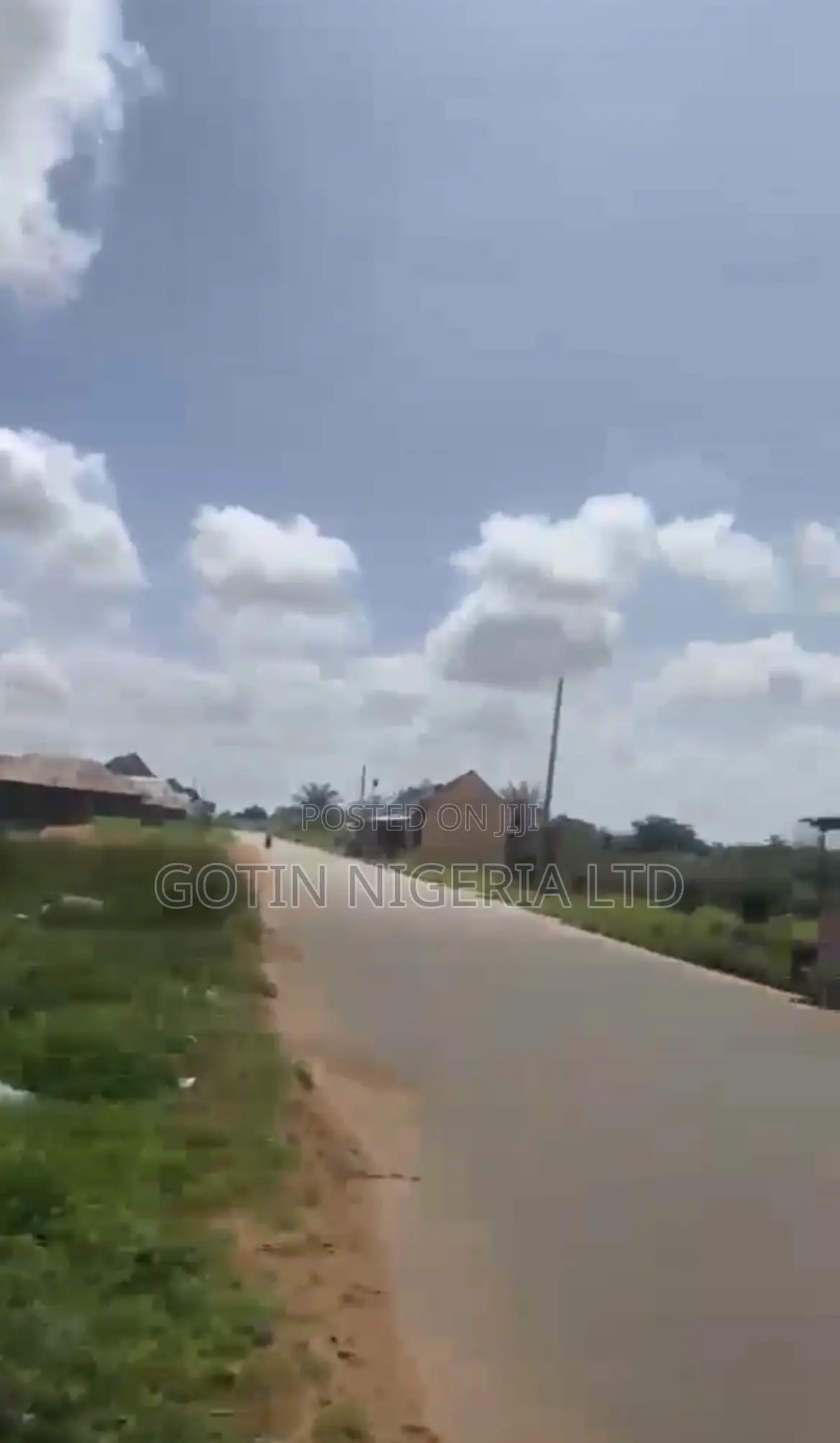 80×190ft C of O Land on Ayelala Tarred Road, Amagba