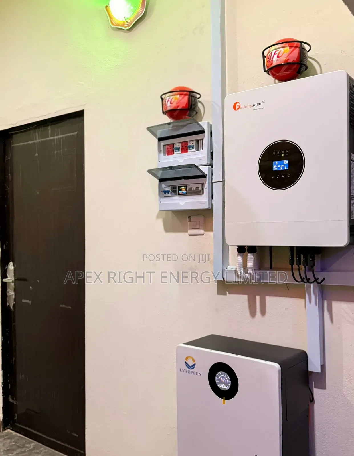 12kva Hybrid Inverter+16kwh Lvtopsun Lithium+725w Jinko Panel X12