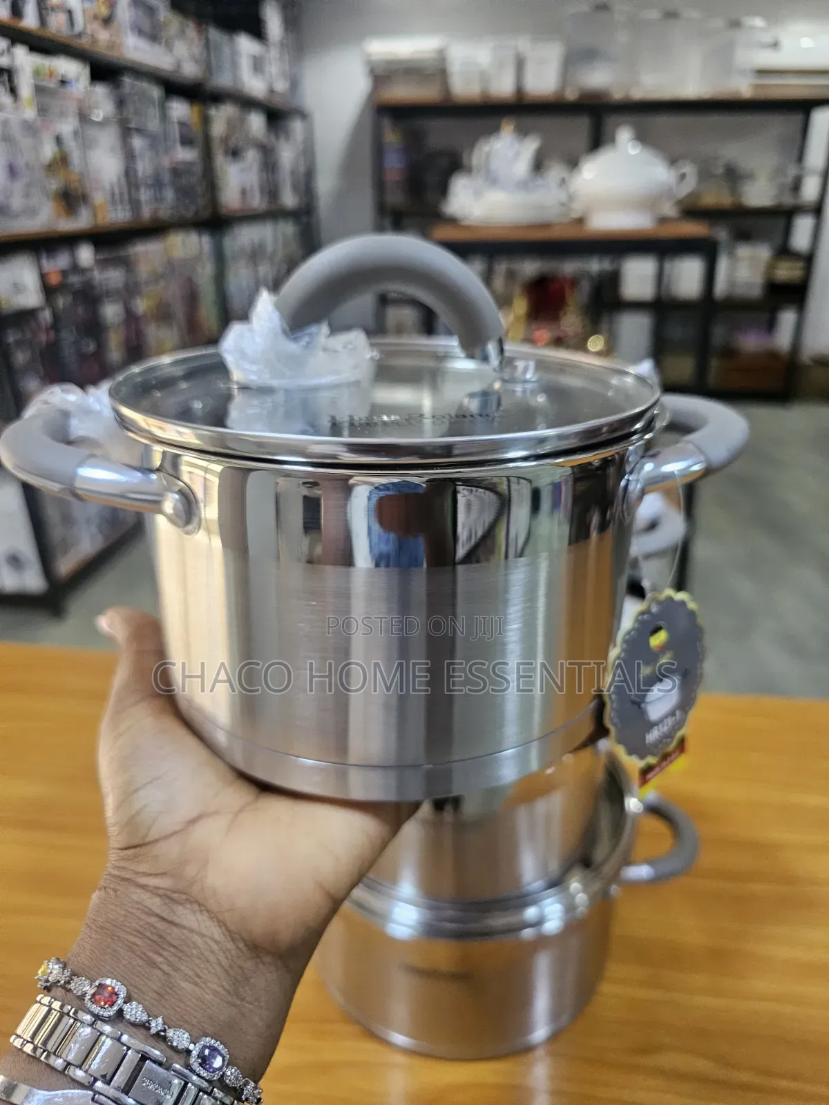 Haus Roland Stainless Steel Pots (4-Piece Set)