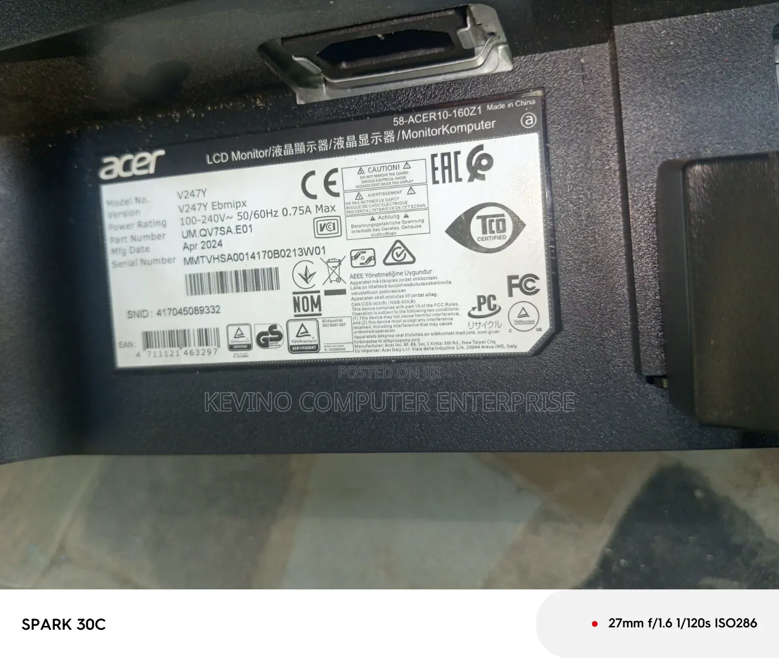 24 Inches Acer Monitor