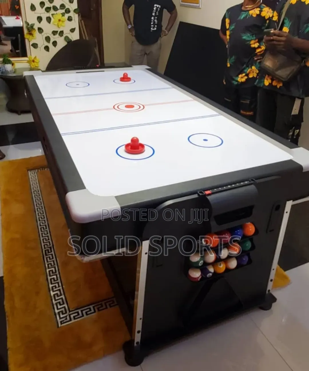 7 Ft 4 in 1 Snooker and Tennis and Air Hockey and Dining
