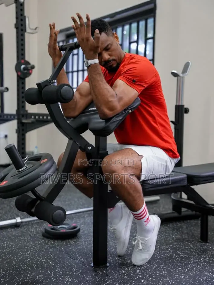 Olympic Commercial Weight Bench Press With BICEP AND Preacher CURLS