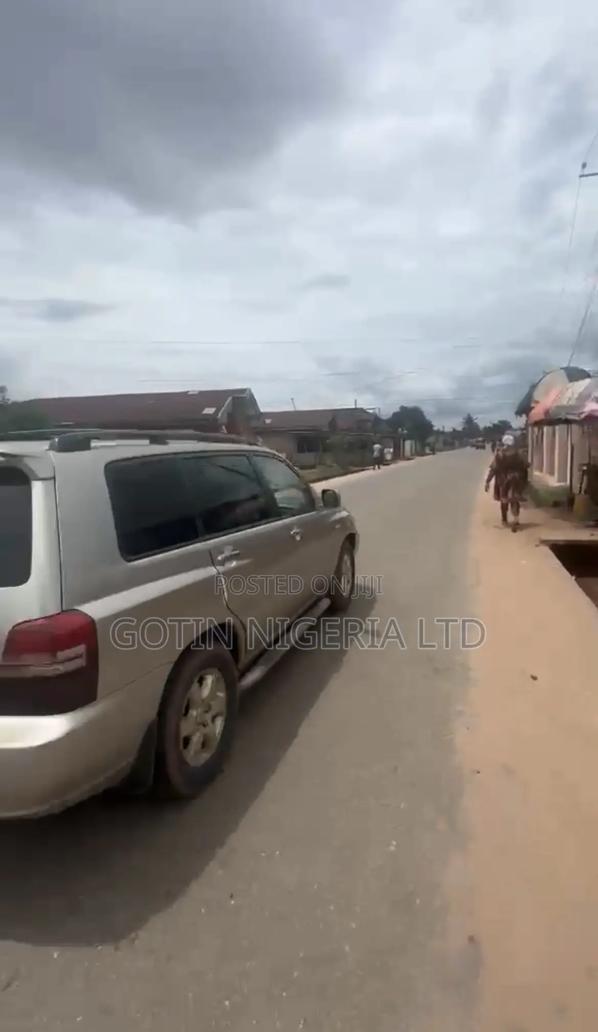 70×130ft Commercial Land on Okabere Tarred Road