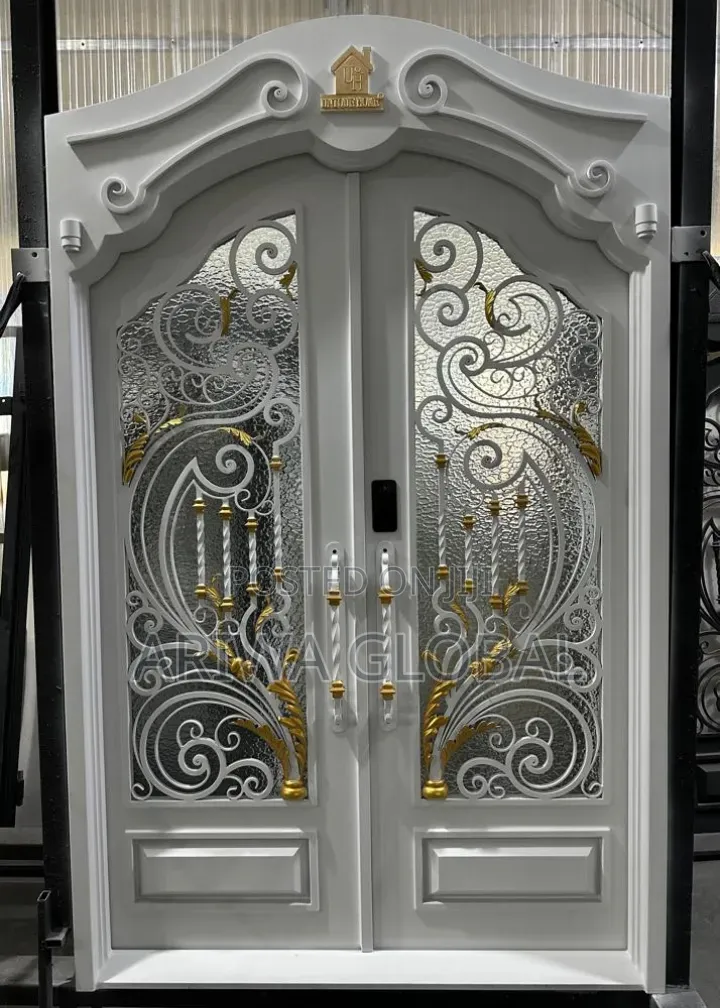 Luxury White Double Security Door