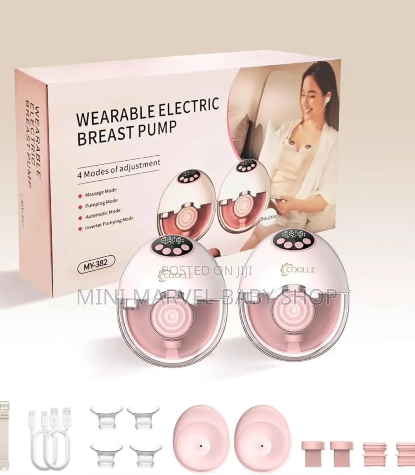 Jatino Double Wearable Breast Pump