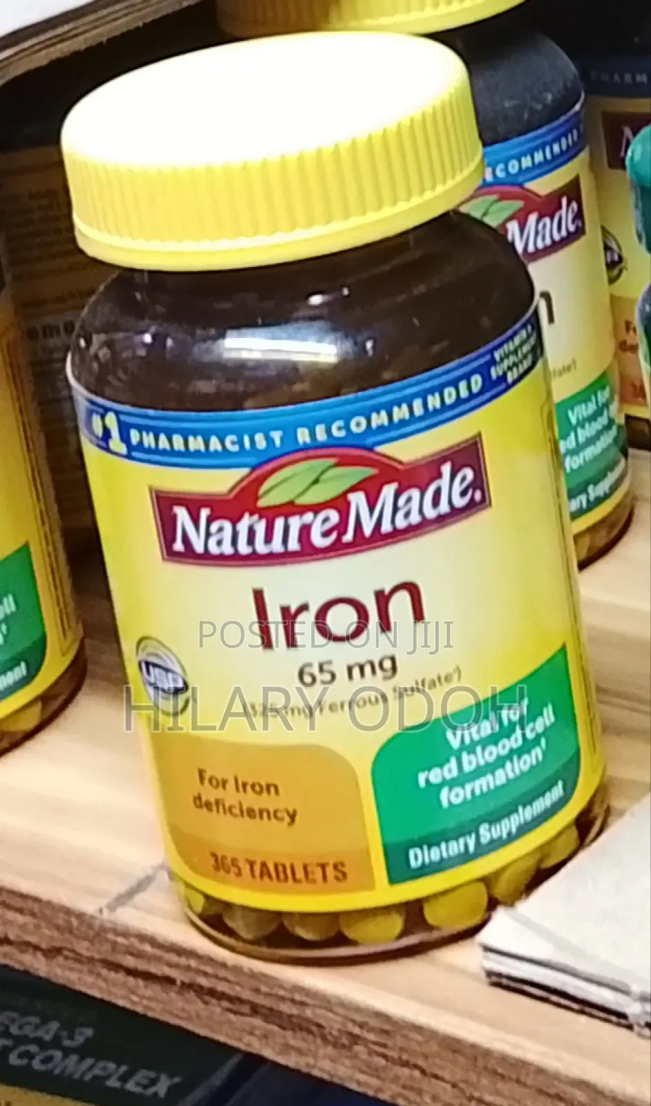 Nature's Bounty Iron Glycinate 300-Count