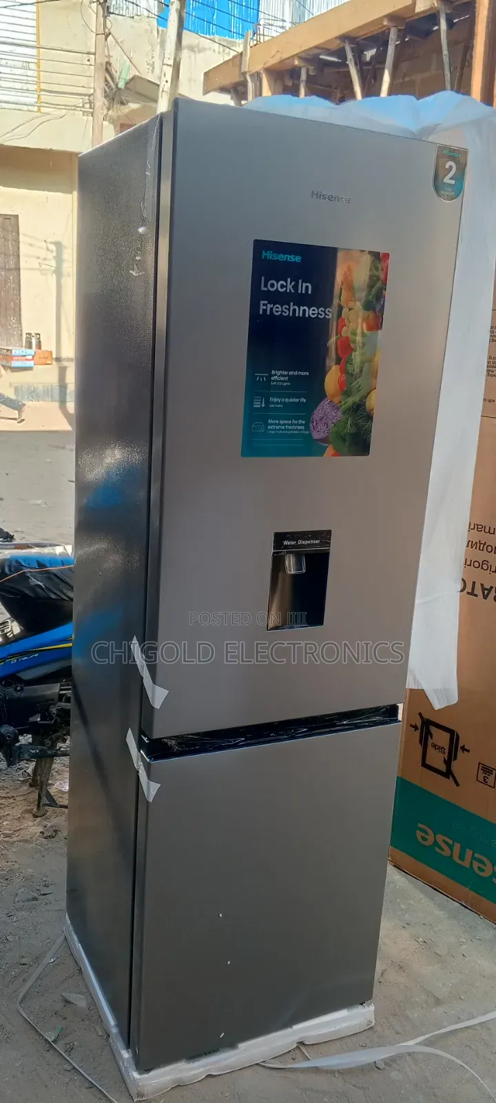 Original Hisense Fridge 225 L Double Door