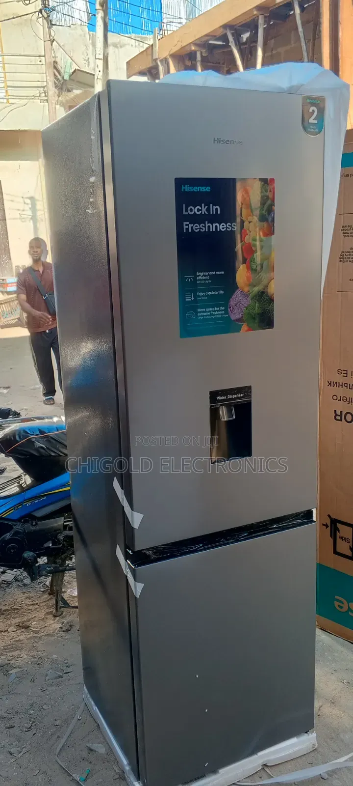 Original Hisense Fridge 255 Letters Double Door