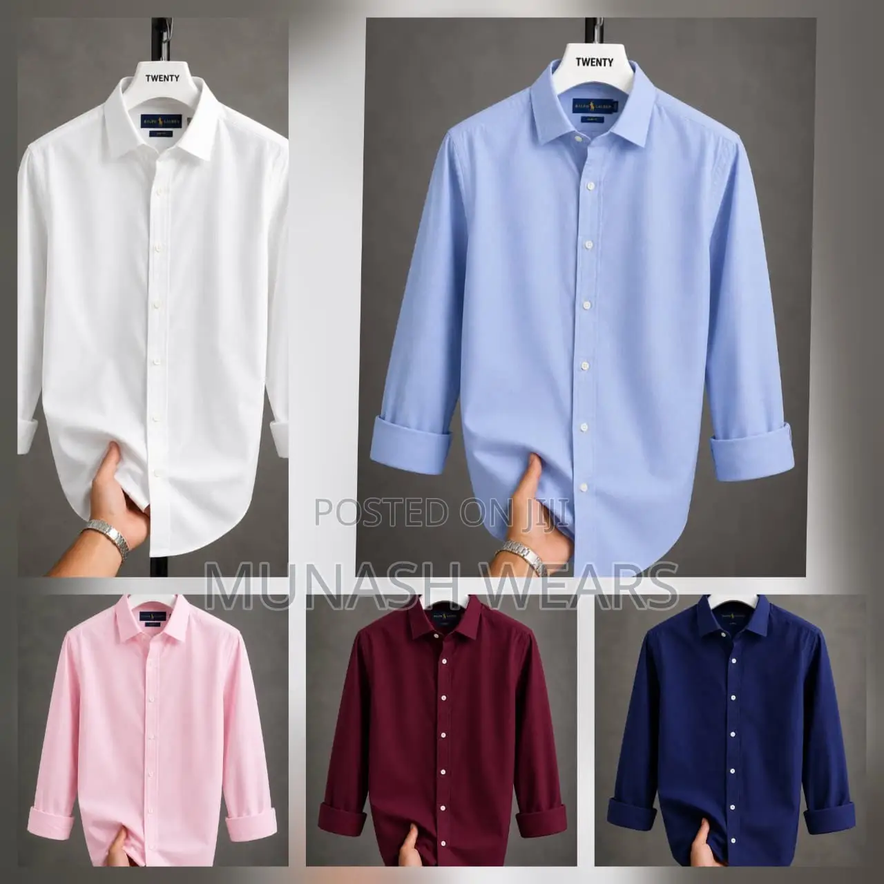 Polo Ralph Lauren Cheackers & Plain Shirt M-4xl