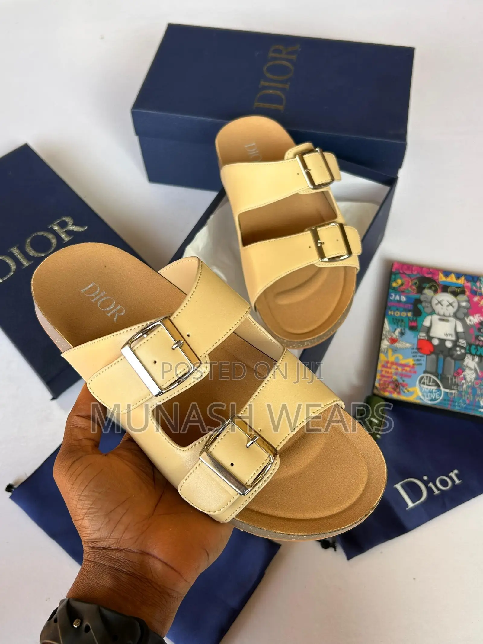 Dior Double Belt Slipers 40-46