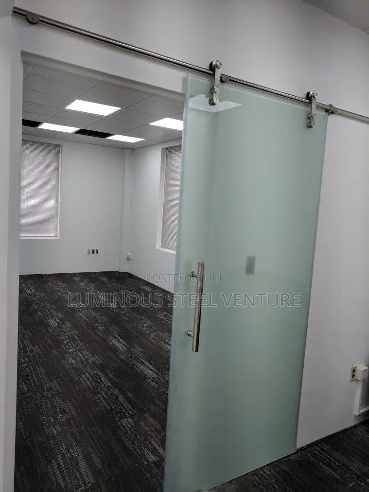 Swing Doors Are Sliding, and Pivot Doors Are Tampered With Frosted