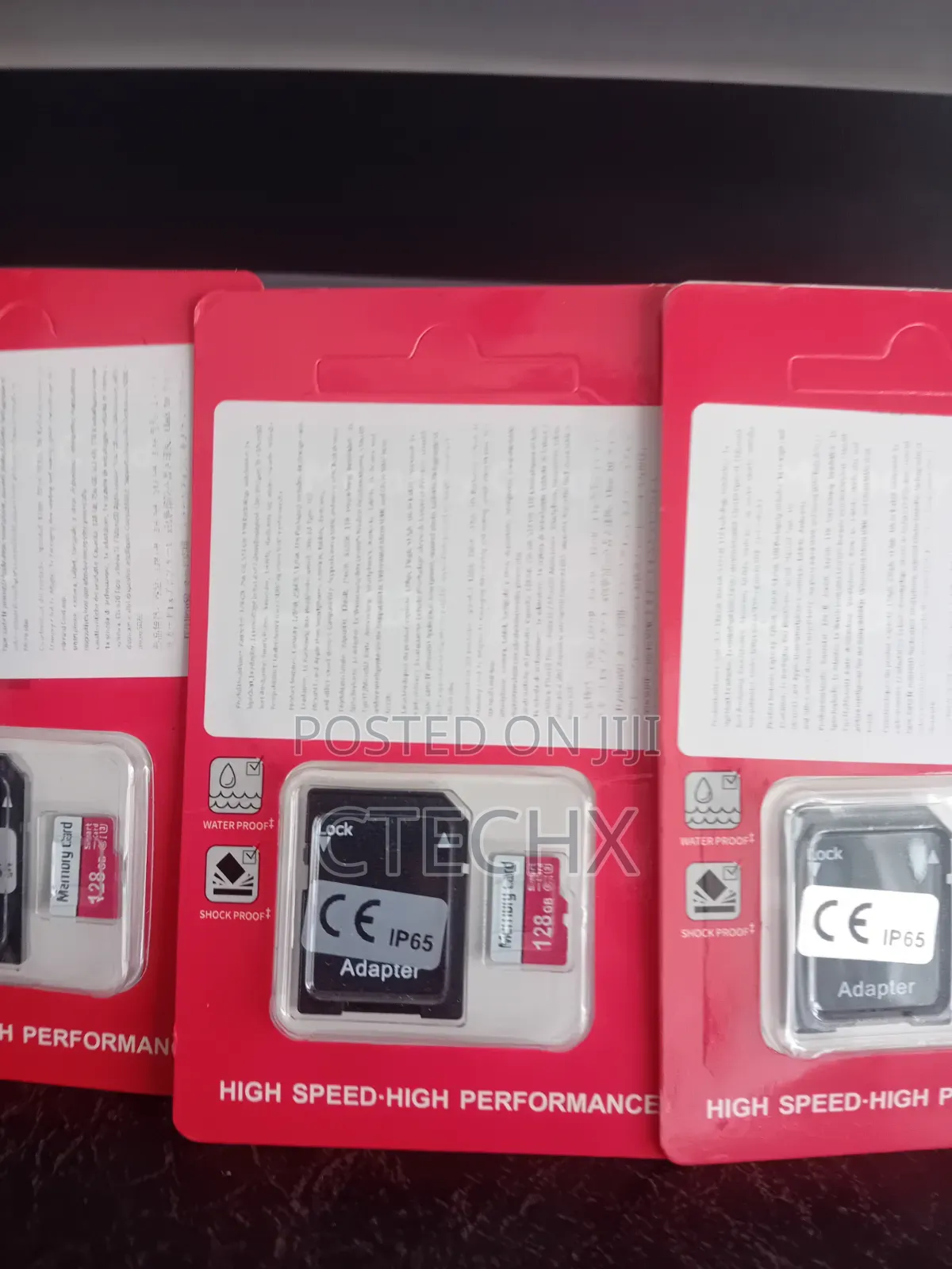 128GB High Speed Micro SD Card With Adapter for Camera, Phones,,Drones