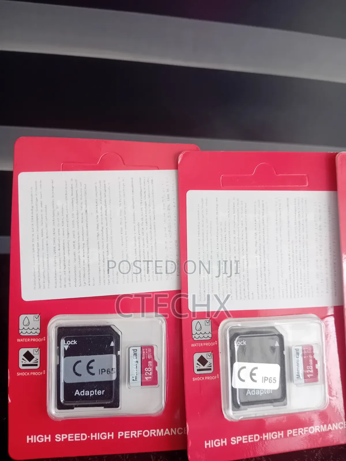 128GB High Speed Micro SD Card With Adapter for Camera, Phones,,Drones