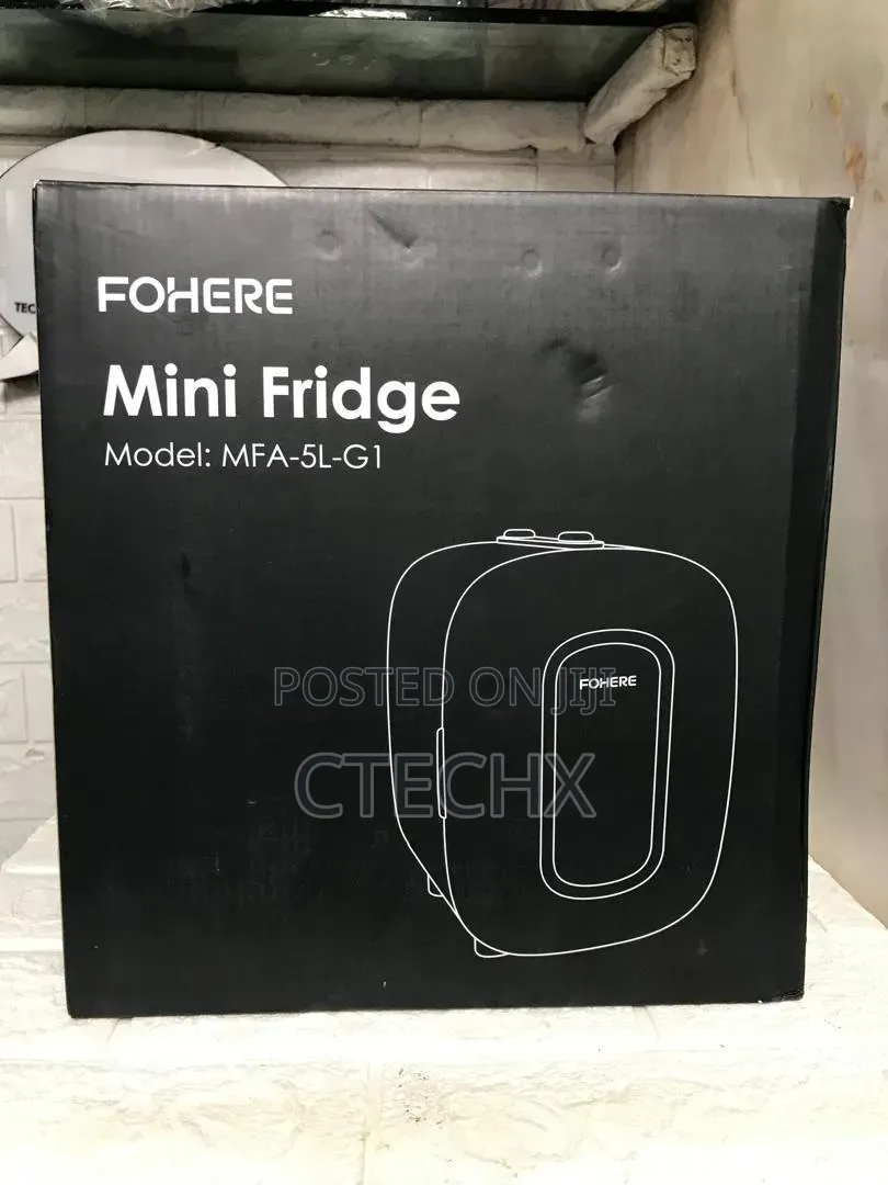 FOHERE Mini Fridge Portable 5 Liter Small Fridge Cooler & Warmer AC/DC