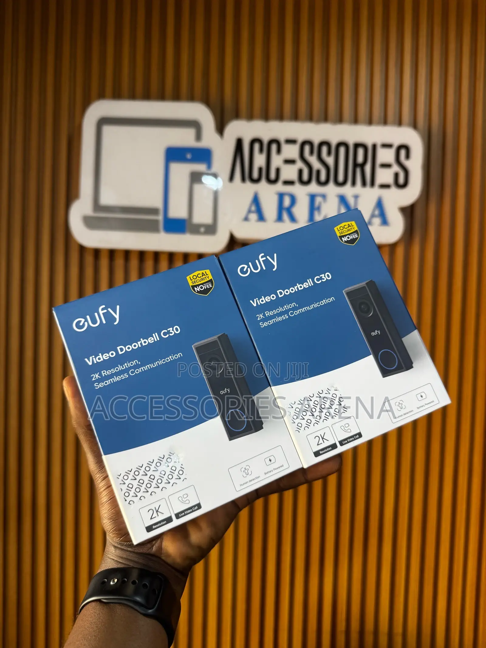 Eufy Security Video Doorbell C30 – 2K FHD & Zero Monthly Fees