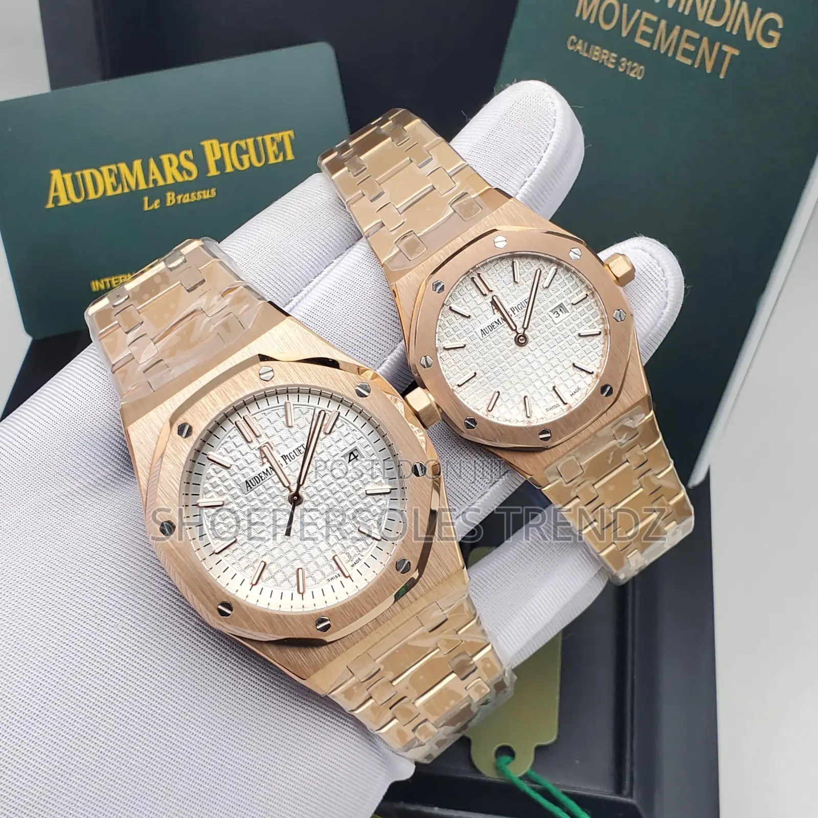 His and Hers Hexagon Wristwatches