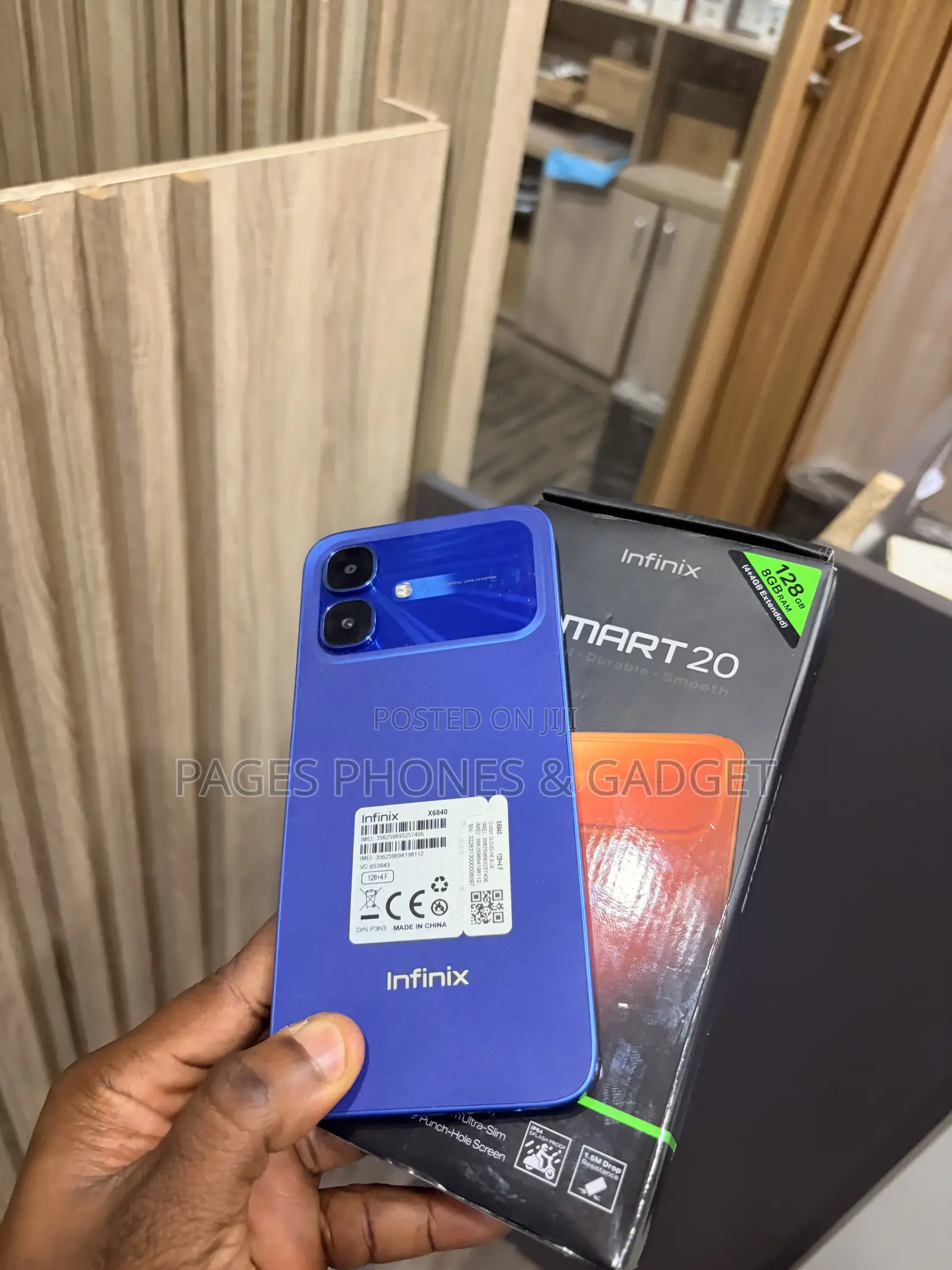Infinix Smart 20 128 GB Blue