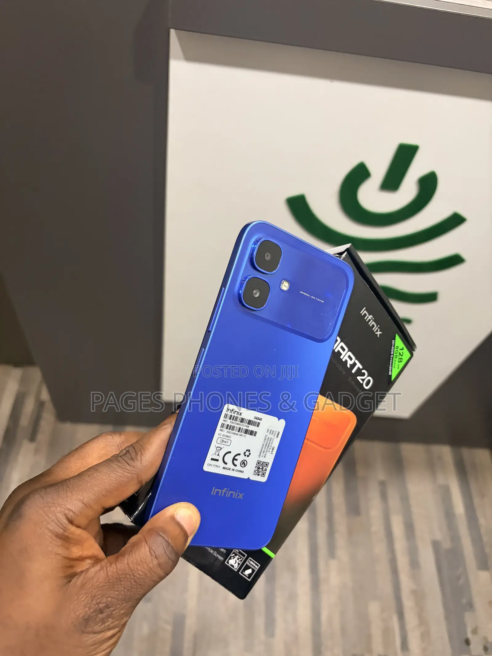 Infinix Smart 20 128 GB Blue