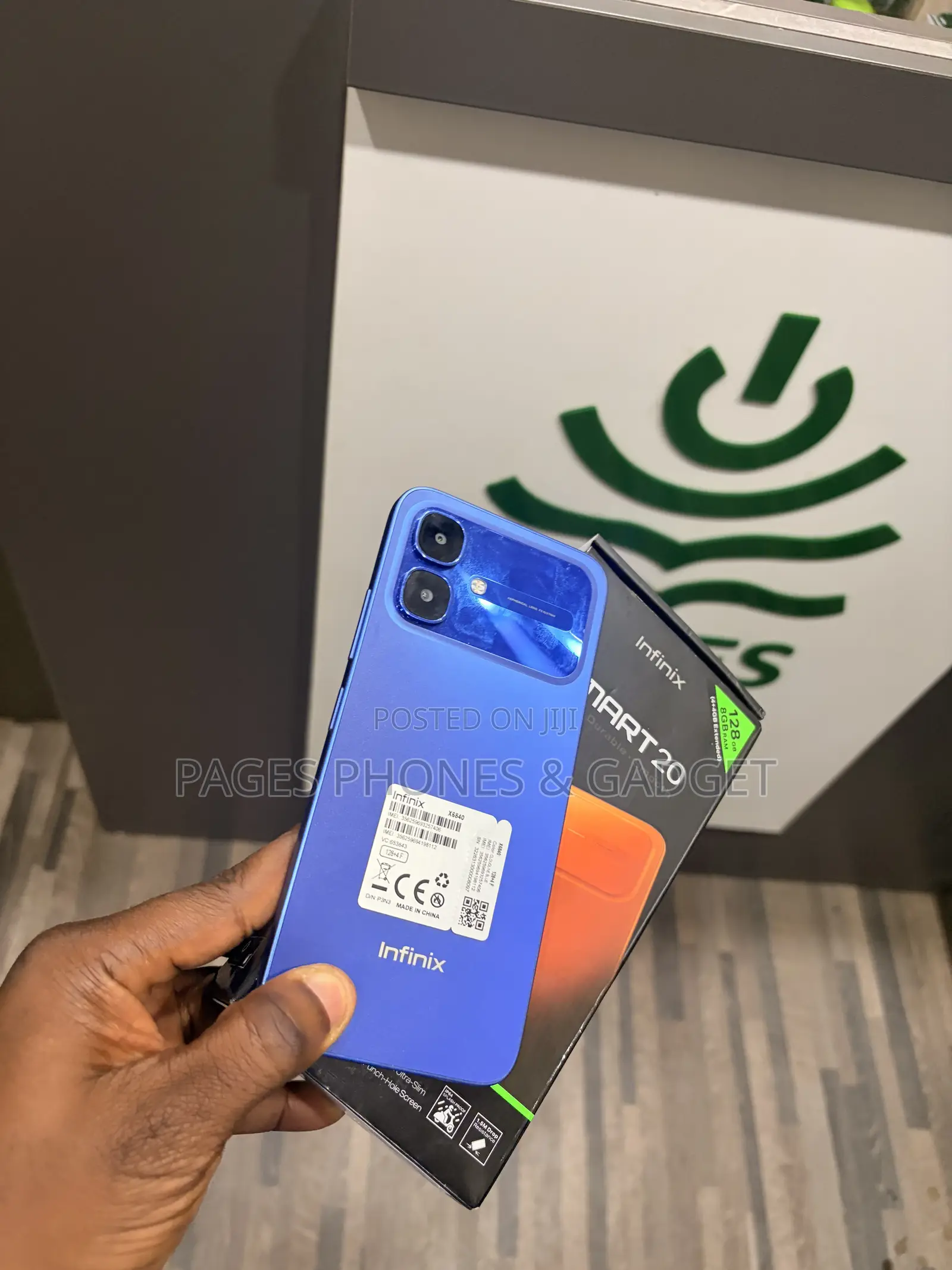 Infinix Smart 20 128 GB Blue