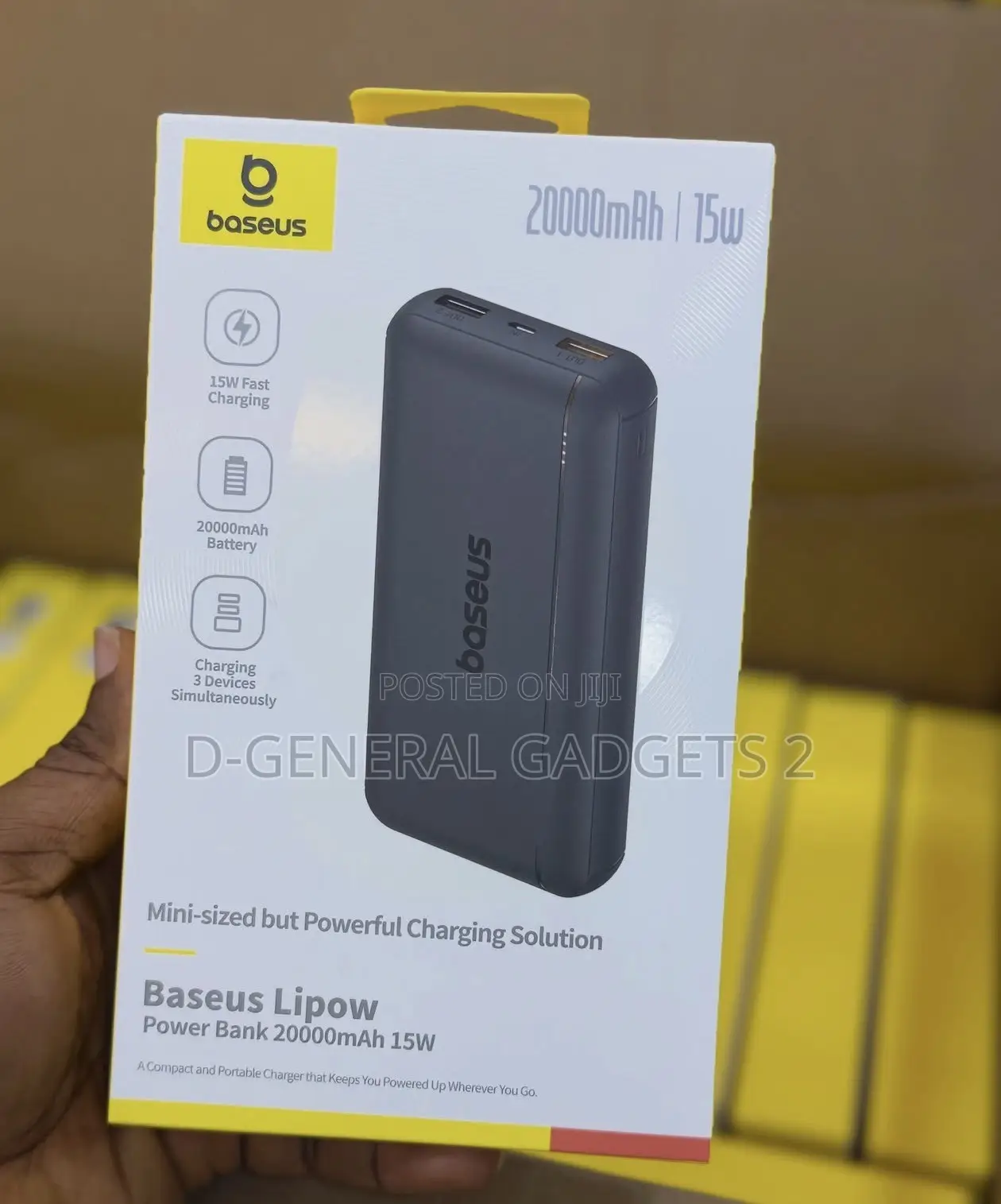 Baseus Bipow 20,000mah 15w Powerbank