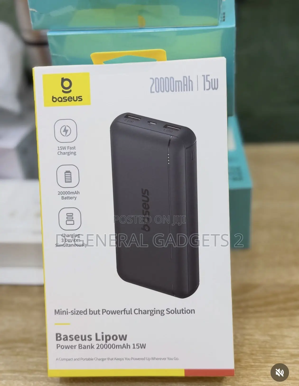 Baseus Bipow 20,000mah 15w Powerbank