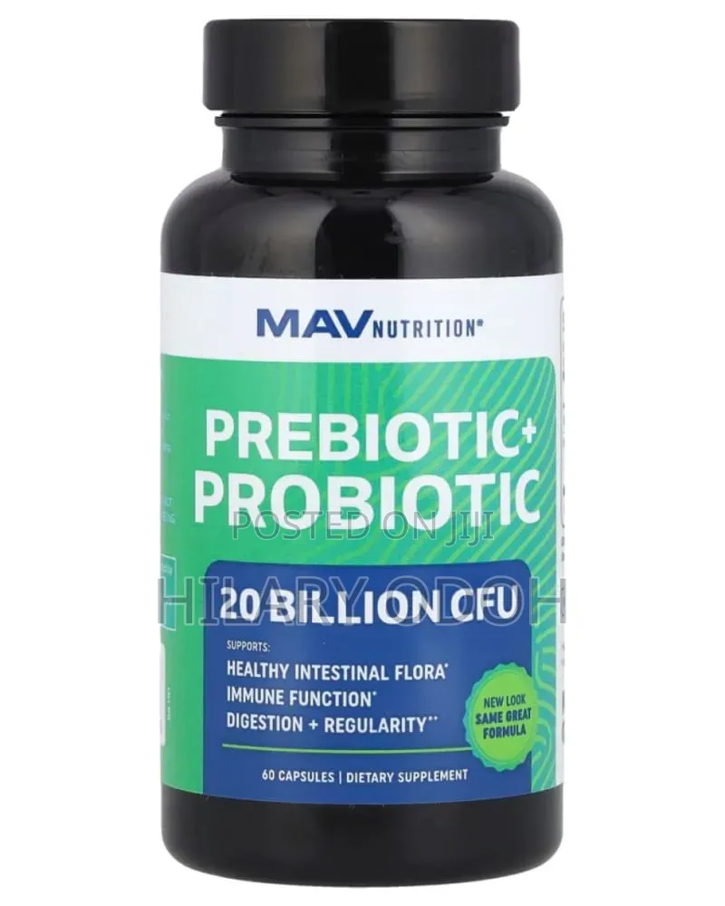 MAV Nutrition Prebiotic Probiotic 60 Capsules