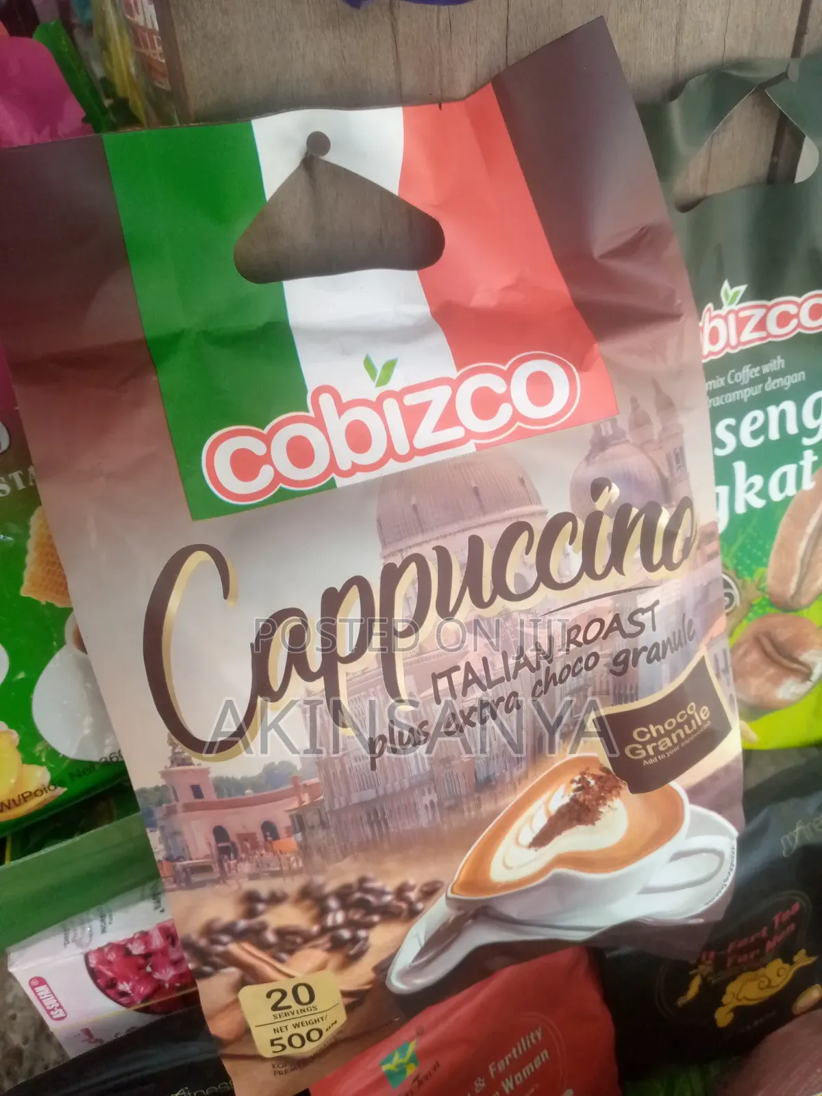 Cobizco Premium Cappuccino Italian Roast Coffee