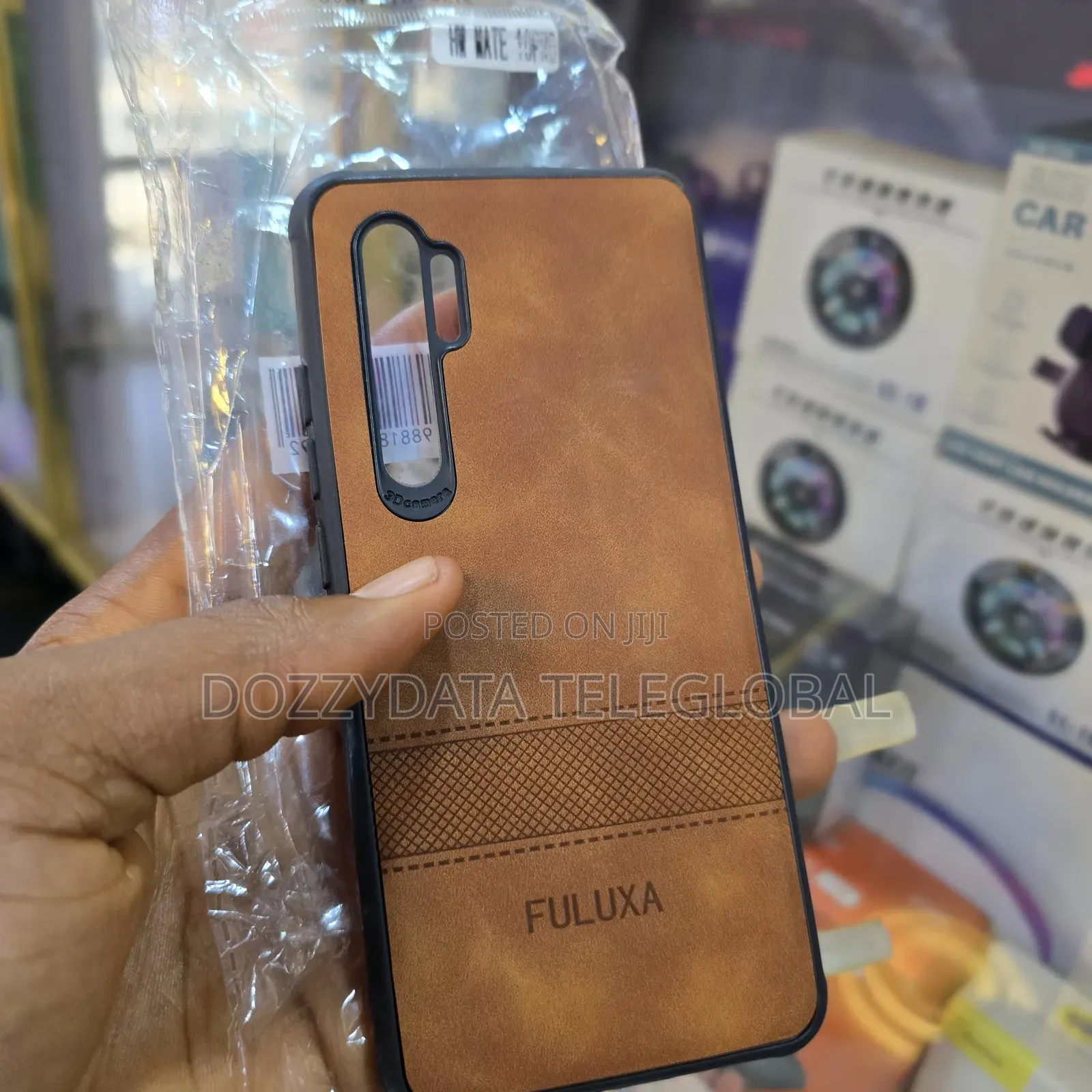 Xiaomi Mi Note 10 Lite Brown Leather Case