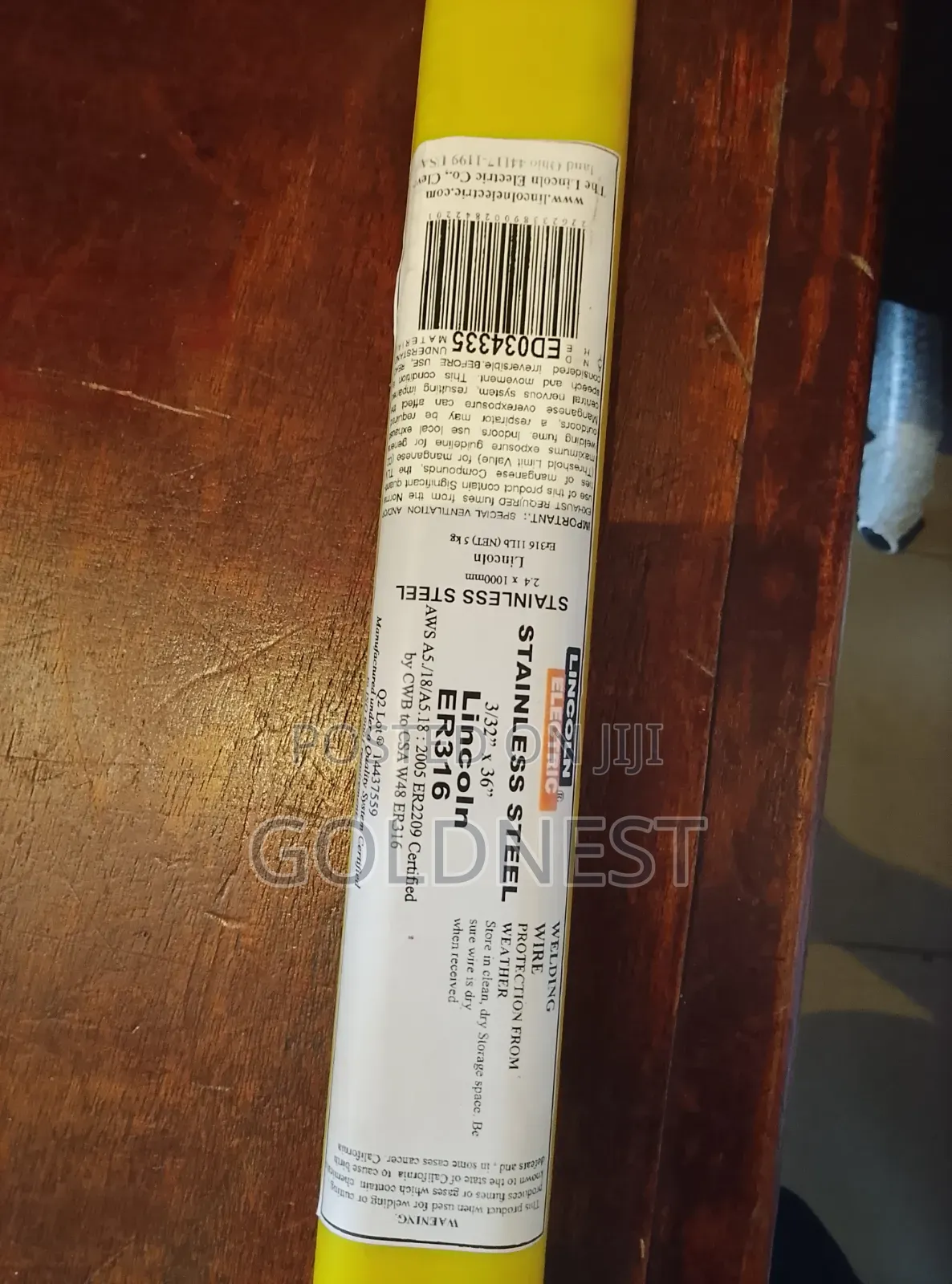 Lincoln Electric ER316 Stainless Steel TIG Welding Wire,