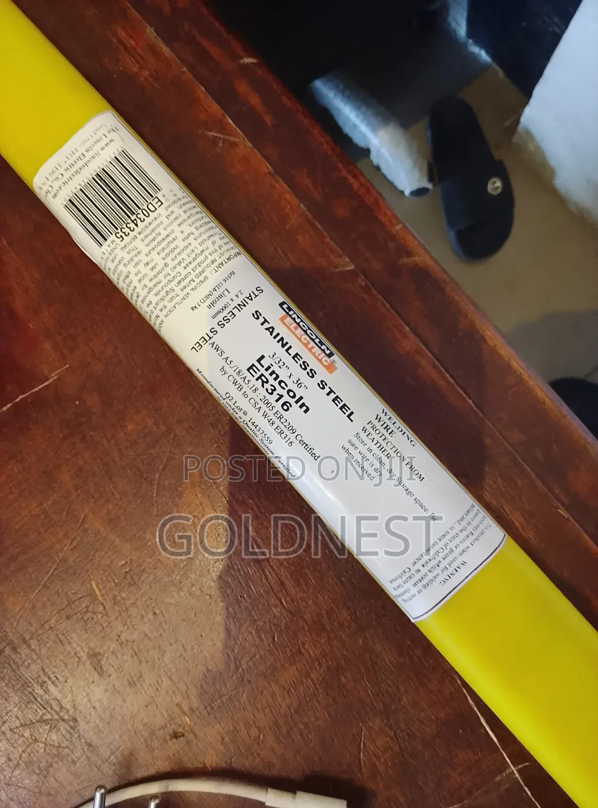 Lincoln Electric ER316 Stainless Steel TIG Welding Wire,