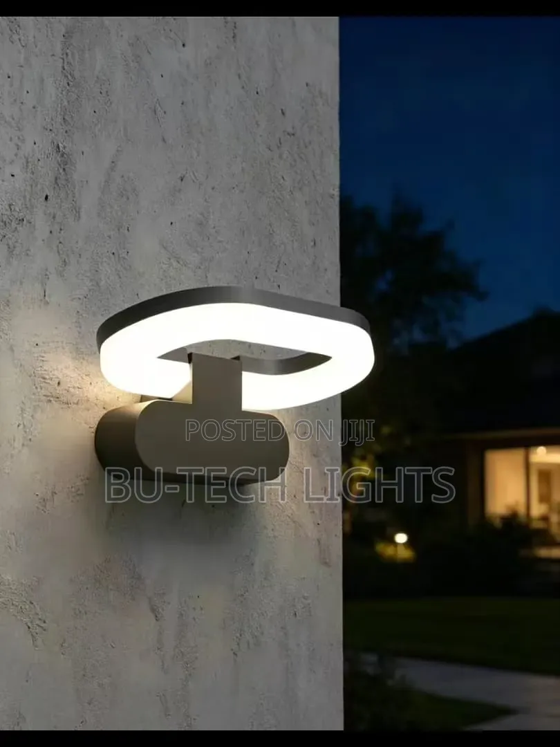 Oval Halo Ring LED Outdoor Wall Light