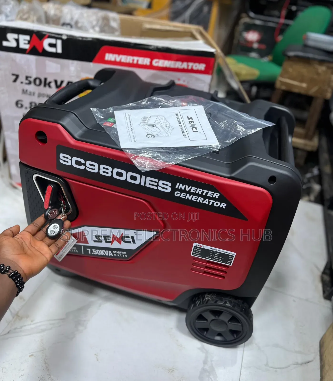 New 7.5kva Senci Fuel Inverter Generator Set {5 Litres Lasts 20 Hours}