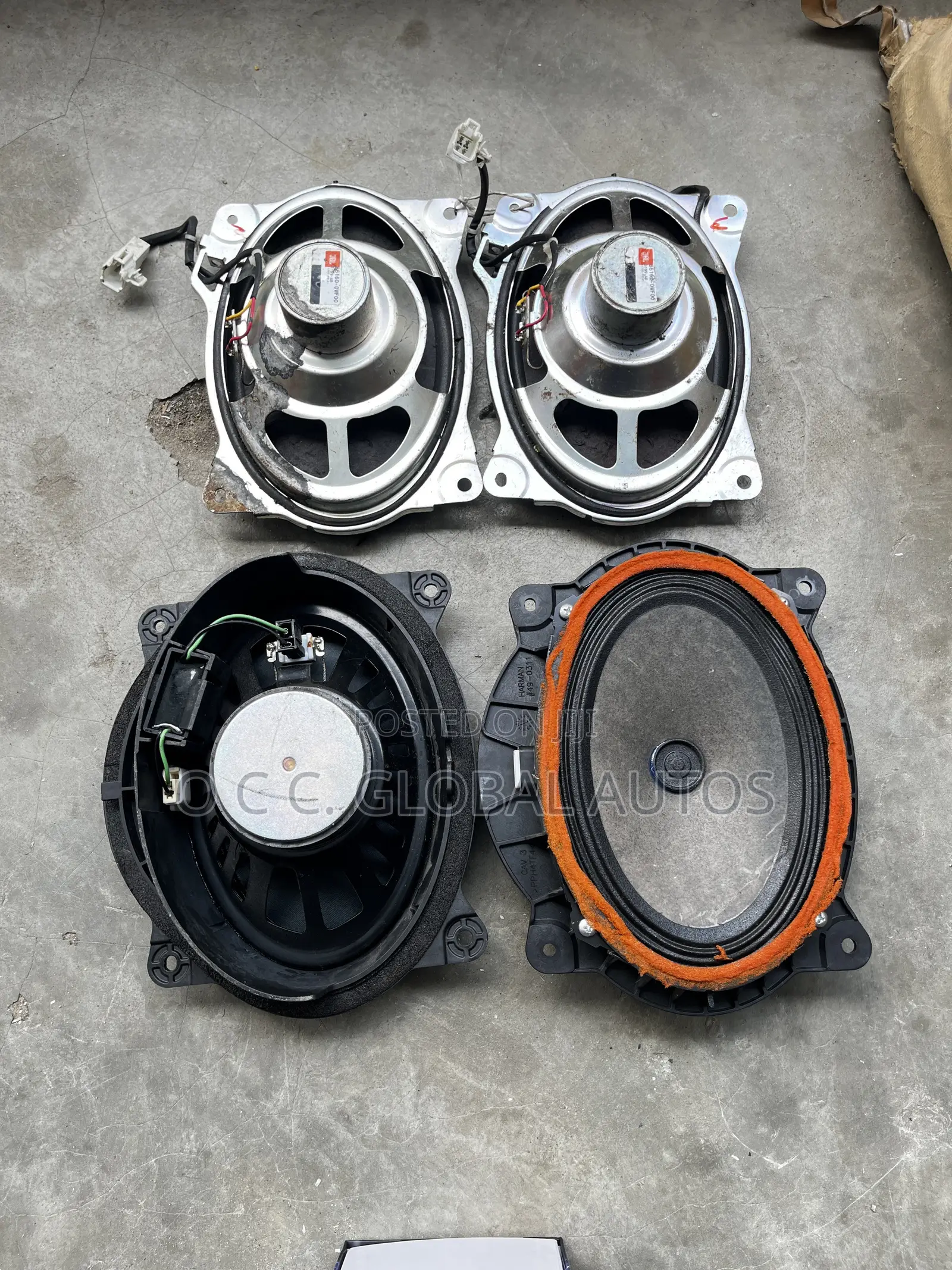 JBL Speakers for Toyota Camry Front & Back Booth From 05 to 013 Model