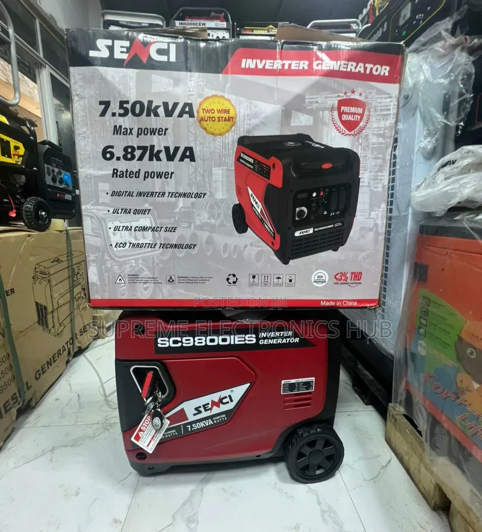 Original Senci SC98000IES 7.5kva Inverter Generator 《1 Year Warranty》