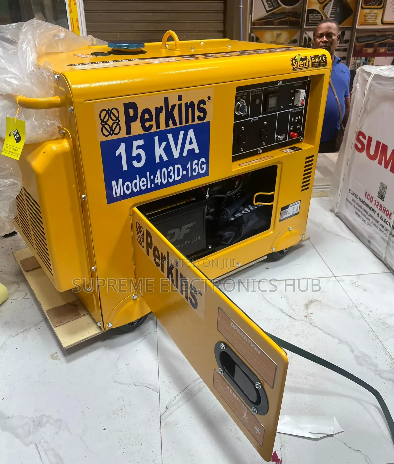 Perkins 15kva Single Cylinder Diesel Soundproof Generator Set