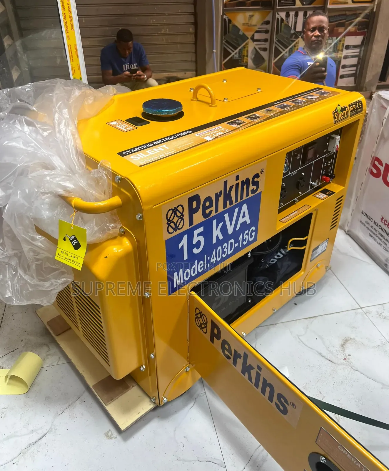 SP-15 Perkins Diesel Soundproof Generator Set With 1 Year Warranty