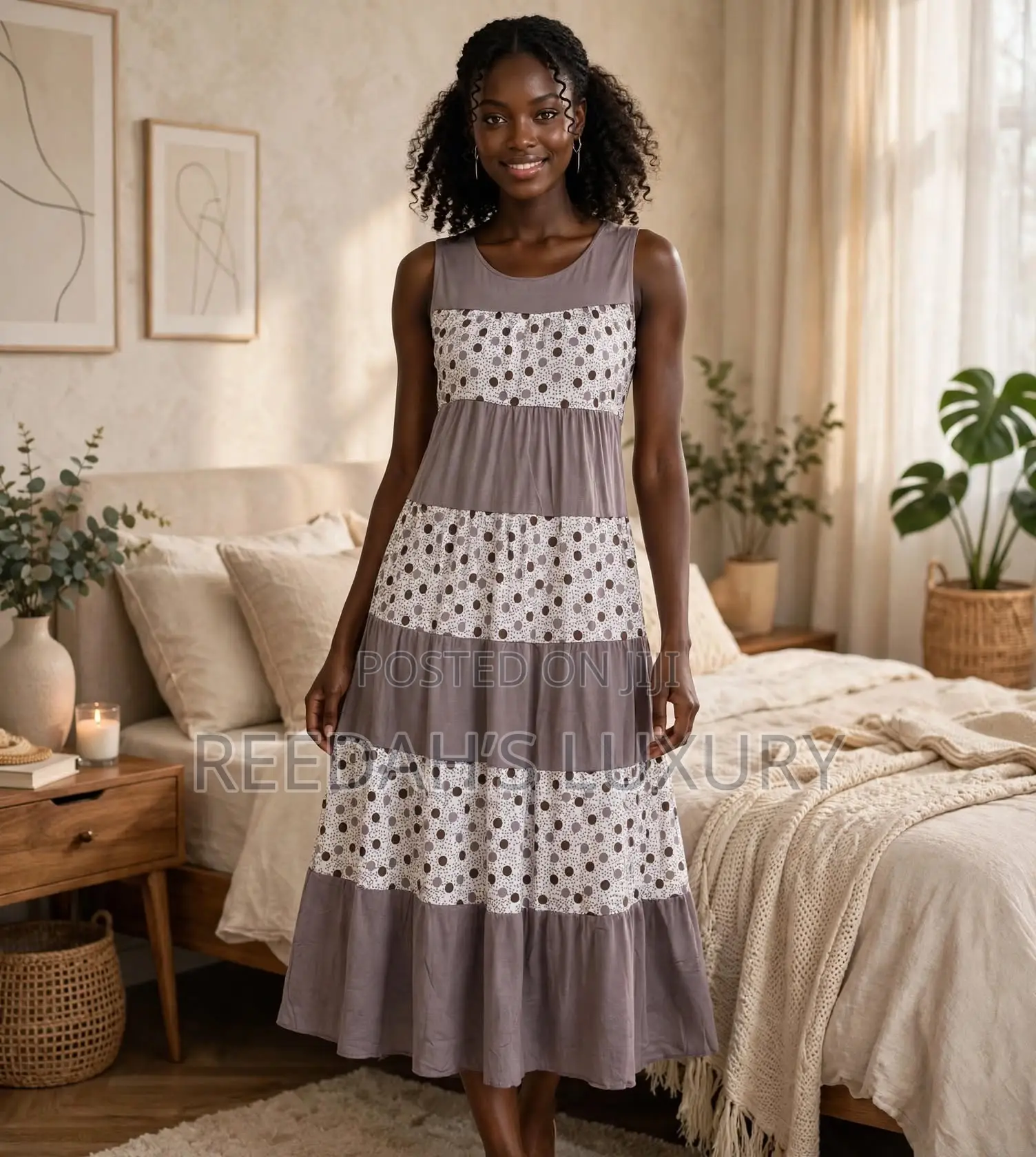 Polka Chic Lounge Dress