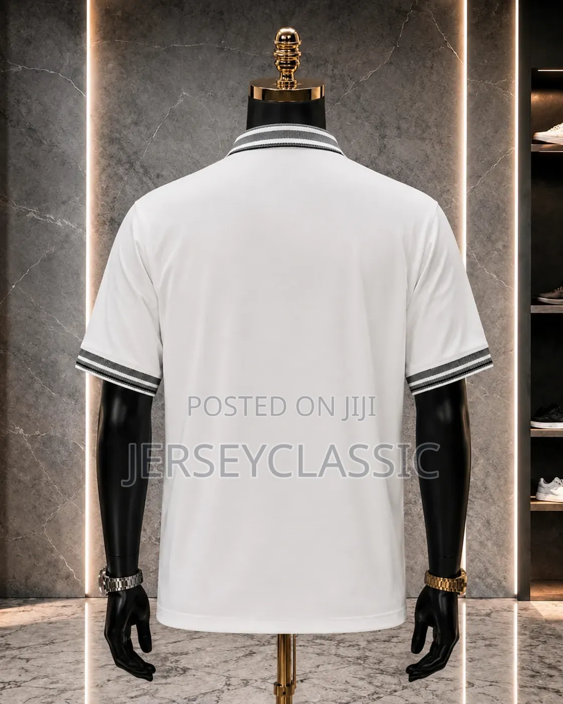 Arsenal White Polo Shirt – Classic Premium Casual Wear