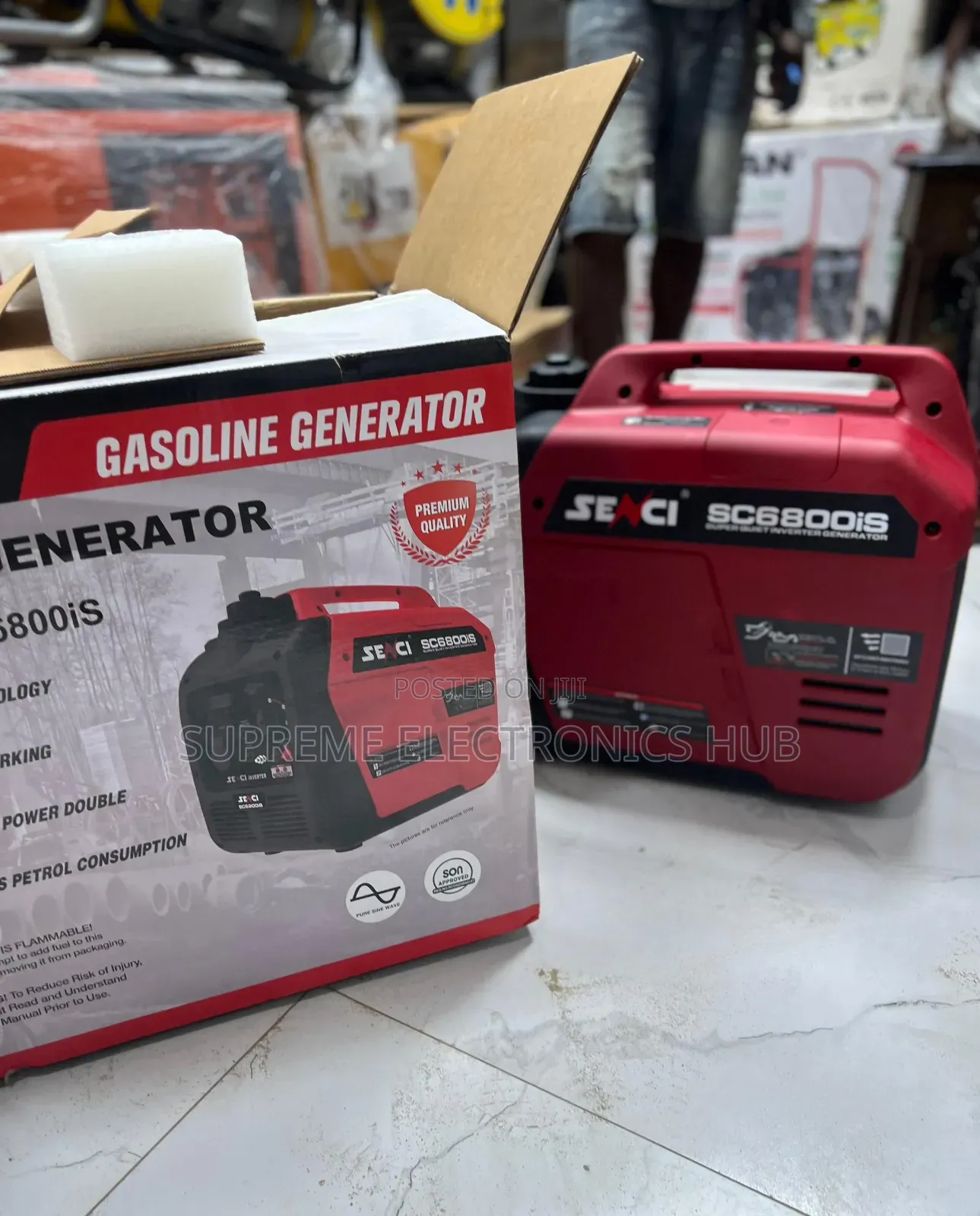 Complete 4kva Senci SC6800IS Super Silent Petrol Inverter Generator
