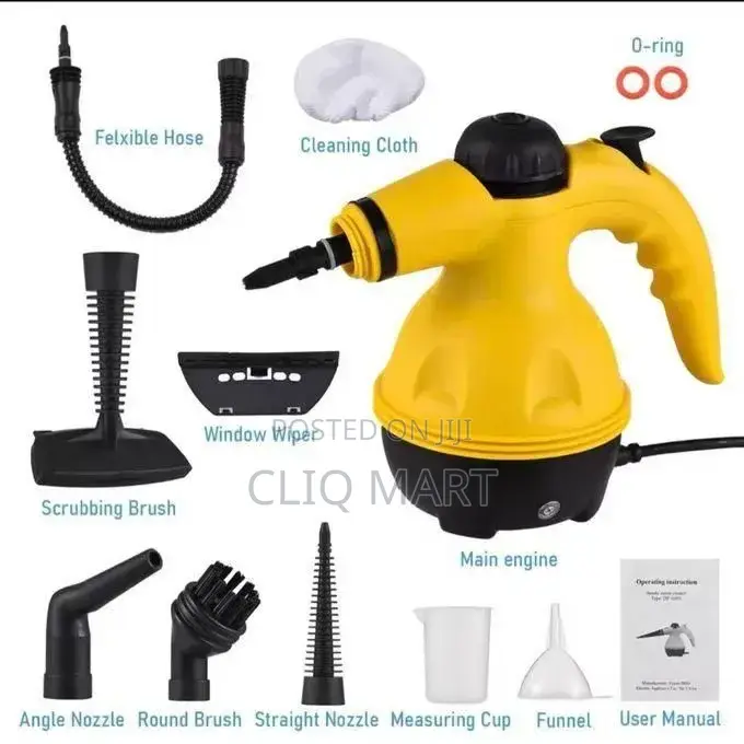 Steam Cleaner – Portable Handheld Steam Mop With Attachments