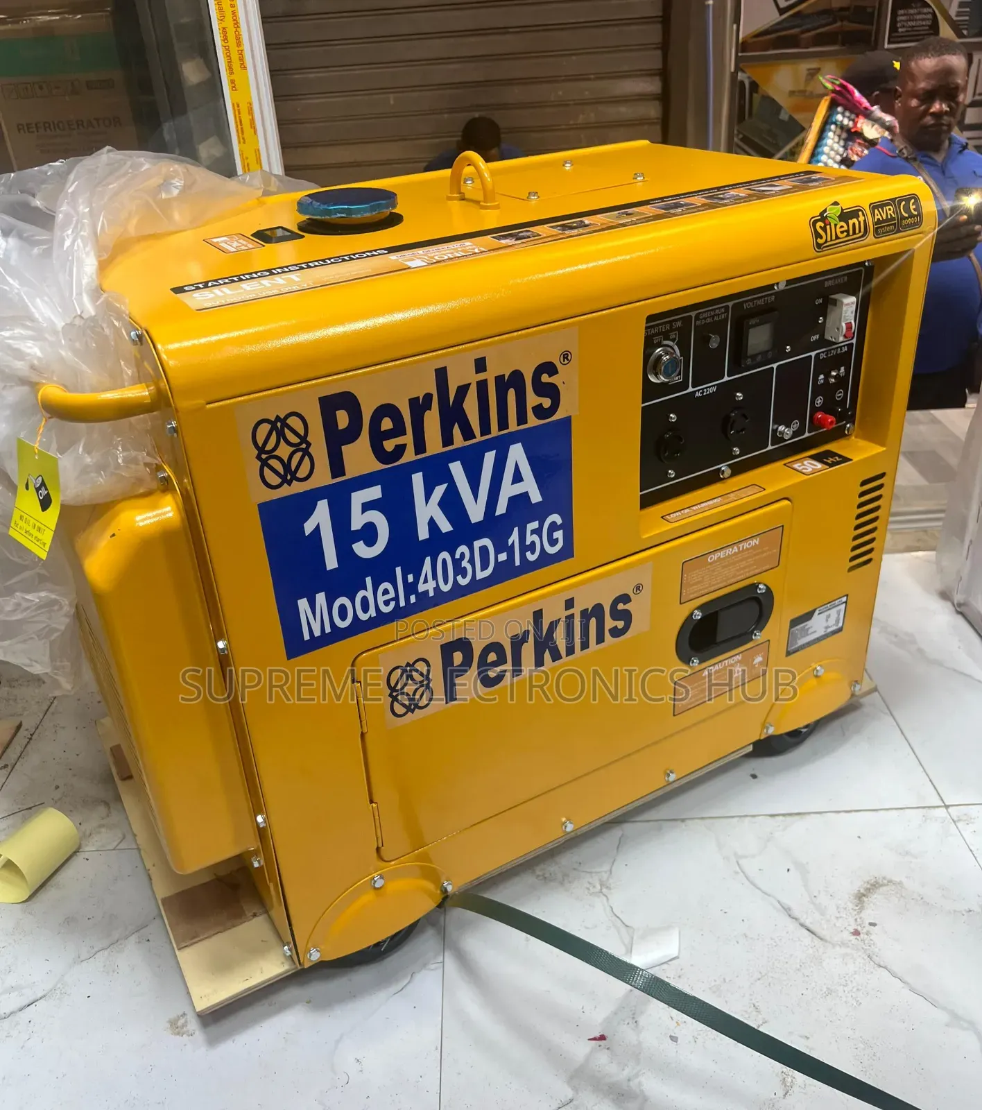 Perkins England SP-15kva Diesel Air Cool Soundproof Generator Set